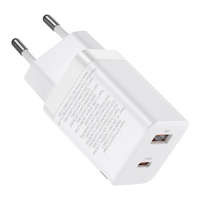 Baseus Super Pro fast wall charger USB / USB Type C 30W Power Delivery Quick Charge white (CCSUPP-E02)