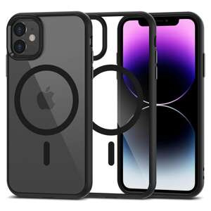 Husa Tech-protect Magmat MagSafe iPhone  11 Negru/clear