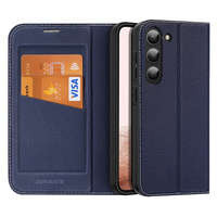 husa Dux Ducis Skin X2 Samsung Galaxy S23+ flip cover portofel portofel stand albastru