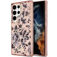 Husacase Guess Guhcs23lhcfwsp S23 Ultra S918 Pink/pink Hard Flower Collection Case