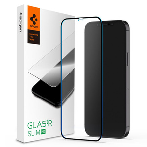 Tempered glass SPIGEN Glass Fc Iphone 12 12 Pro Black Black