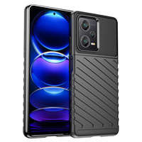 Husa Case husanou Tunet pentru Xiaomi Redmi Note 12 Pro+ carcasă blindată siliko negru Case