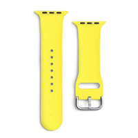 strap Curea de silicon APS banda de silicon APS pentru ceasul 8 / 7 / 6 / 6 / 5 / 4 / 4 / 3 / 3 / 2 / SE (41 / 40 / 38mm) brățară de ceas galben