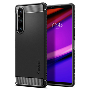 Husa Spigen Rugged Armor MATTE Sony Xperia 1 V Negru Case