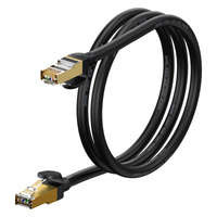 Baseus cablu Speed Seven rețea de mare viteză RJ45 10Gbps 1m negru (WKJS01010101)