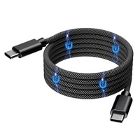 Cablu Choetech XCC-1054 240W cu Power Delivery 3.1 USB-C magnetic 1.2m - negru