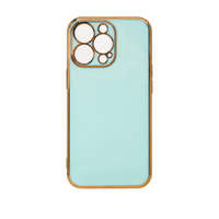 Case husa Culoare de iluminare pentru Xiaomi Redmi Note 11 capac de gel cu ramă de aur mentă