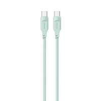 Cablu USAMS USB-C la USB-C PD USB-C încărcare rapidă 1,2 m 100 W Lithe Series verde/verde SJ567USB04 (US-SJ567)