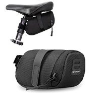 Wozinsky geantă pentru biciclete sub scaun 0,6 L negru (WBB8BK negru)