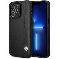 Husa iPhonecase BMW BMHCP14L22RBDK 14 Pro 6.1" negru/negru Hard Leather Blue Dots