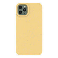 Eco Case husa la iPhone 11 Pro silikonou caz de acoperire pentru telefonul galben