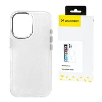 Glitter Case Wozinsky Glitter pentru Samsung Galaxy S25 - Transparenta cu Sclipici