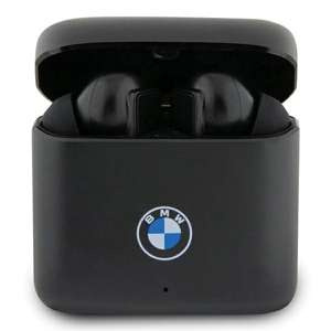 BMW casti Bluetooth BMWSES20AMK TWS + docking station negru/negru Signature