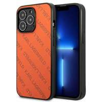 Karl Lagerfeld KLHCP13LPTLO iPhone 13 Pro / 13 6.1" hardcase portocaliu/portocaliu Perforated Allover