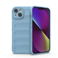Husa Mag Case Husa iPhone ic Shield To 14 Acoperire blindată flexibilă albastru deschis Case