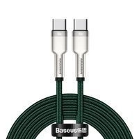 Kabel Baseus Cafule Series Metal Data USB-C / USB-C PD QC SCP 100W 5A 2 m - zielony
