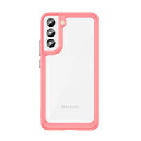 Outer Space Case husa pentru Samsung Galaxy S22+ (S22 Plus) carcasă rigidă cu ramă de gel roșu