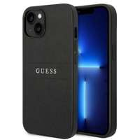 Husa Apple iPhone GUESS 14 Plus Saffiano curea negru Case