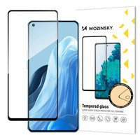 Wozinsky super-puternic folie sticla Full Glue pentru întregul ecran cu cadru Case Prietenos Oppo Reno7 Pro 5G negru
