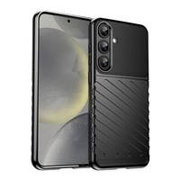 Husa Thunder Case pentru husa blindata din silicon Samsung Galaxy S25+ - neagra