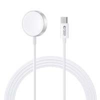 Cablu Mag Apple Watch TIP USB-C TECH-PROTECT ULTRABOOST ULTRABOOST NETIC CHARGING 120CM ALB