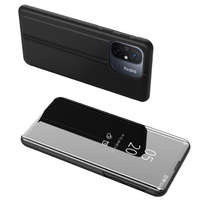 Husa Case husa Clear View pentru Xiaomi Redmi 11A / Poco C55 / Redmi 12C flip cover negru Case