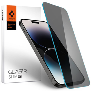Folie sticla Spigen iPhone Glas.tr Slim 14 Pro Max Privacy