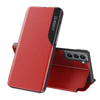 Eco Leather View Case husă elegantă husa cu clapetă și funcție stand Samsung Galaxy S22+ (S22 Plus) roșu