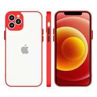 Milky Case silikonou flexibil translucid husa pentru Samsung Galaxy A72 4G roșu
