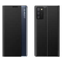 Case husa Noua husă Sleep cover cu flip cover cu funcție stand Samsung Galaxy A03s (166.5) negru