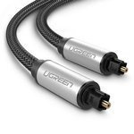Cablu UGREEN UGREEN Toslink Audio Optical Cable 3m aluminiu împletitură gri-argintiu