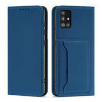 Magnet Card Case husa pentru Samsung Galaxy A13 5G card portofel carte de acoperire card titular albastru