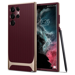 Husa Spigen Samsung Galaxy S22 Ultra Neo Hybrid Maroon Maroon Case