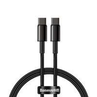 Baseus USB Type C - USB Type C cable Power Delivery Quick Charge 100 W 5 A 1 m black (CATWJ-01)