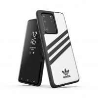 Husa Case Adidas OR Moudled PU Sam Sam G988 S20 Ultra alb/negru/alb-negru 38624