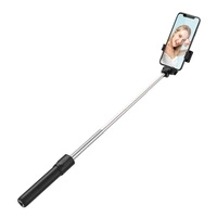 Selfie stick WRY1S trepied telescopic 0.7m pentru telefon - negru