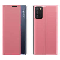 Case husa Noua husă Sleep cover cu flip cover cu funcție stand Samsung Galaxy A03s (166.5) roz