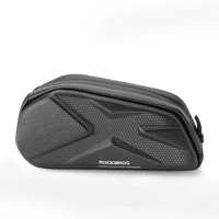Geantă pentru bicicletă Rockbros, rigidă, cadru, tub superior, 1,4 l - neagră