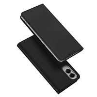 Husă Dux Ducis Skin Pro pentru Samsung Galaxy S25 Edge cu clapă și slot pentru card - neagră