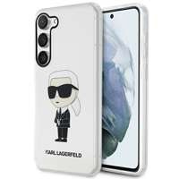 Husacase Karl Lagerfeld Klhcs23shniktct S23 S911 Transparent Hard Ikonik Karl Lagerfeld Case