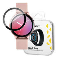 szkło Galaxy Watch Wozinsky Watch Glass hibrid pentru Samsung Active 2 44 mm negru