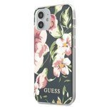 Case GUESS Apple iPhone 12 Mini 5,4 N ° 3 Flower Collection GUHCP12SIMLFL03 Navy Blue Case