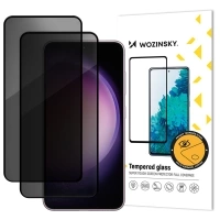 Sticlă securizată Wozinsky Privacy Glass pentru Xiaomi Redmi Note 14 5G / Note 14 4G, pachet de 2
