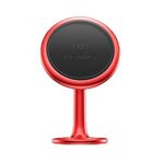 USAMS Suport magnetic adeziv tabloul de bord adeziv reglabil în picioare roșu