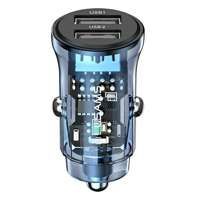USAMS Charg. sam. C31 3A 2xUSB-A Fast Charge albastru/albastru CC162CC02 (US-CC162)