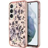 Husacase Guess GUHCS23MHCFWSP S23 Plus S916 pink/pink hard Flower Collection Case