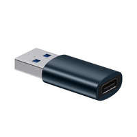 Baseus Ingenuity Series Mini USB 3.1 OTG la adaptor USB tip C albastru (ZJJQ000103)