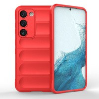 Husa Mag Case husa ic Shield pentru Samsung Galaxy S23+ Capac flexibil blindat roșu Case
