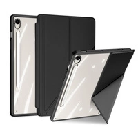 Husă Dux Ducis Magi cu suport pentru stylus pentru Samsung Galaxy Tab S10 FE/S9/S9 FE - Neagră