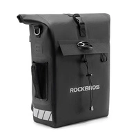 Geantă de bicicletă Rockbros cu funcție de rucsac, impermeabilă, cu atașament pentru cască 18l - negru